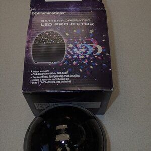 EZ Illuminations Battery Operated LED Projector